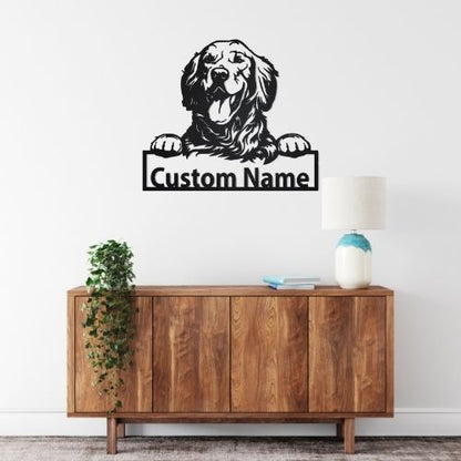 Déco Golden Retriever Personnalisable